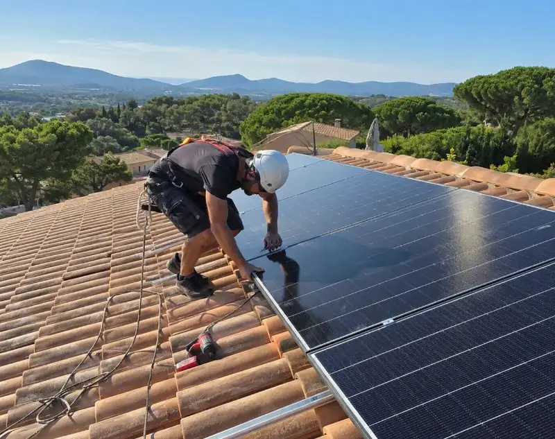 Installateur panneaux solaires Étriché — pose photovoltaïque sur toiture