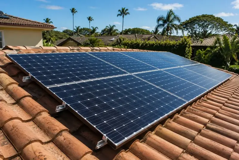 Installation de panneaux solaires à Étriché