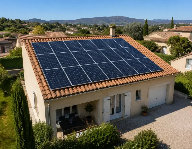 Prime à l'autoconsommation panneaux solaires Étriché — aide financière de l'État